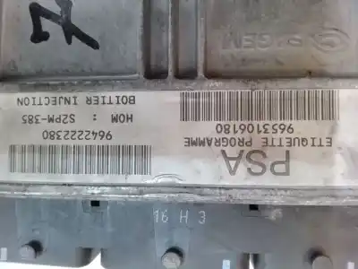 Second-hand car spare part ECU ENGINE CONTROL for CITROEN C2 (JM_)  OEM IAM references 9642222380 9653106180 S2PM-385