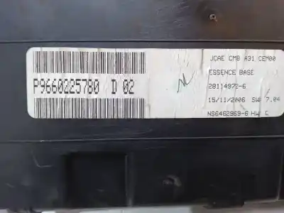 Автозапчасти б/у приборная доска за citroen c3 i (fc_, fn_) 1.4 i ссылки oem iam p9660225780d02 28114972-6 