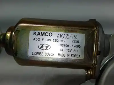 Second-hand car spare part rear windshield wiper motor for hyundai matrix (fc) 1.5 crdi oem iam references ado f 00s 2b2 112  98700-17000