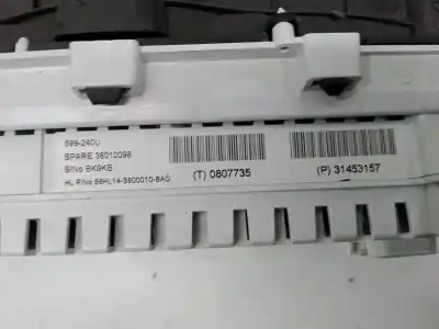 Pezzo di ricambio per auto di seconda mano pannello degli strumenti per volvo v40 hatchback (525) d2 riferimenti oem iam 599240u 36010098 