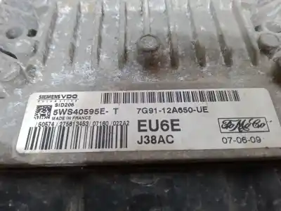 Second-hand car spare part ecu engine control for ford mondeo iv (ba7) 2.0 tdci oem iam references 7g9112a650ue 5ws40595et sid206