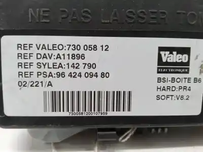 Second-hand car spare part bsi control unit for citroen xsara picasso (n68) 2.0 hdi oem iam references 96 424 094 80 730 058 12 