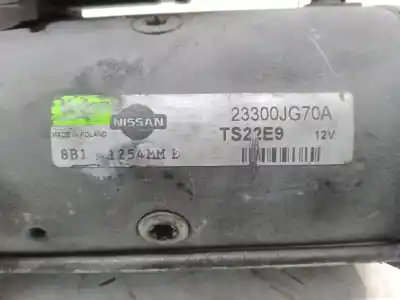 Pezzo di ricambio per auto di seconda mano Motorino Di Avviamento per NISSAN QASHQAI / QASHQAI +2 I (J10, NJ10, JJ10E) 2.0 dCi Riferimenti OEM IAM 23300JG70A TS22E9 