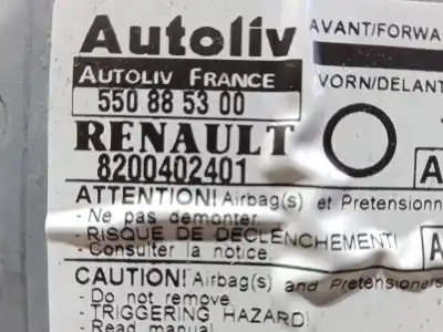 Автозапчасти б/у блок управления подушками безопасности за renault twingo i (c06_) 1.2 16v (c06c, c06d, c06k) ссылки oem iam 550 88 53 00  8200402401