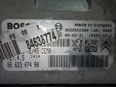 Автозапчастина б/у ЕБУ КОНТРОЛЕР ДВИГУНА для PEUGEOT 307 CC (3B)  Посилання на OEM IAM 9662307480  