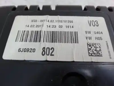 Second-hand car spare part dashboard for seat ibiza iv st (6j8, 6p8) 1.4 oem iam references   