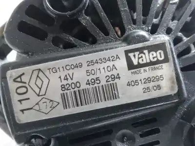 Second-hand car spare part alternator for renault laguna ii (bg0/1_) 2.0 16v (bg00, bg0k, bg0p, bg0w) oem iam references 8200 495 294