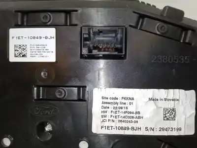 Автозапчастина б/у панель інструментів для ford focus iv (hn) 1.0 ecoboost посилання на oem iam f1et10849bjh 264024308 