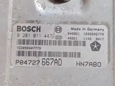 Автозапчасти б/у блок управления двигателем за chrysler voyager iv (rg, rs) 2.5 crd ссылки oem iam p04727667ad