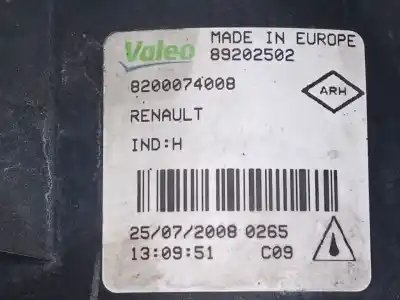 Pezzo di ricambio per auto di seconda mano luce fendinebbia destra per renault megane scenic (ja0/1_) 1.4 i (ja0e) riferimenti oem iam 820074008  