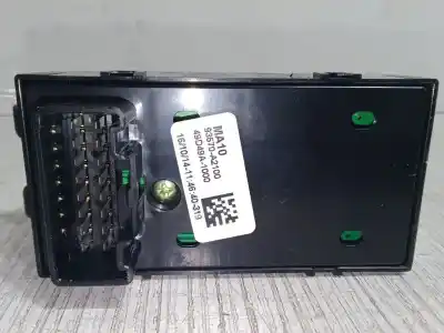 Peça sobressalente para automóvel em segunda mão botão / interruptor elevador vidro dianteiro esquerdo por kia cee´d (jd) 1.6 gt referências oem iam 93570a2100  