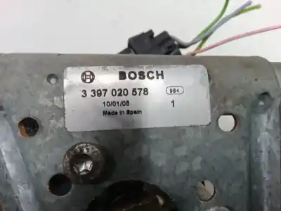 Peça sobressalente para automóvel em segunda mão motor do limpa para brisas por peugeot 206 cc (2d) 1.6 referências oem iam 3397020578