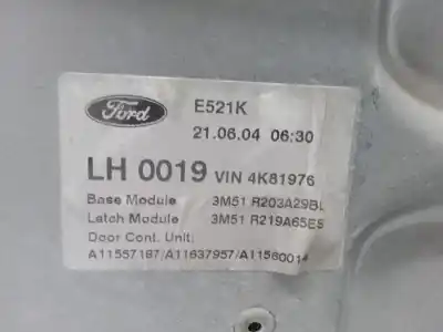 Автозапчастина б/у регулятор вікна передній лівий для ford focus c-max (dm2) 2.0 посилання на oem iam 3m51r203a29bl  