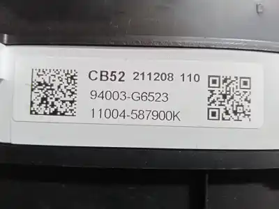 İkinci el araba yedek parçası enstrüman paneli için kia picanto iii (ja) 1.0 oem iam referansları 94003g6523 11004587900k 