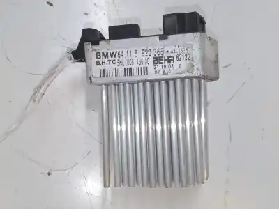 Peça sobressalente para automóvel em segunda mão RESISTÊNCIA SOFAGEM CHAUFFAGE por BMW 3 COMPACT (E46)  Referências OEM IAM 64116920365  