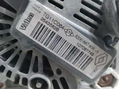 Peça sobressalente para automóvel em segunda mão alternador por nissan note (e11, ne11) 1.5 dci referências oem iam 8200667608a 2543562b 