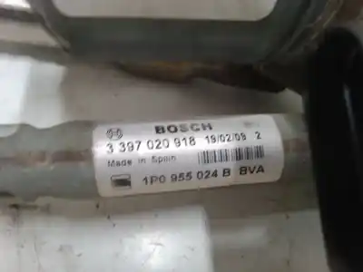 Peça sobressalente para automóvel em segunda mão motor do limpa-para-brisas dianteiro direito por seat leon (1p1) 1.9 tdi referências oem iam 1p0955024b