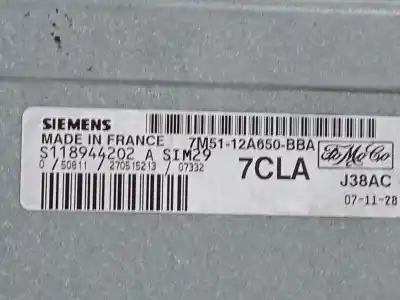 Tweedehands auto-onderdeel ECU MOTORCONTROLLER voor FORD C-MAX (DM2)  OEM IAM-referenties S118944202A 7M5112A650BBA 