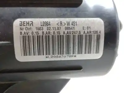 Second-hand car spare part HEATER BLOWER MOTOR for SMART FORTWO CABRIO (451)  OEM IAM references L0984  