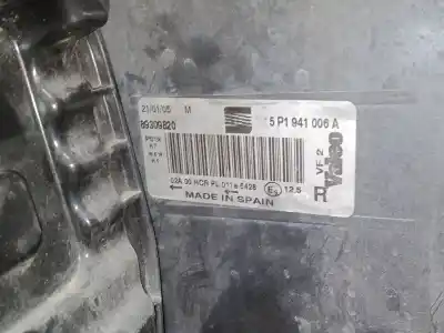 Pezzo di ricambio per auto di seconda mano faro anteriore destro per seat toledo iii (5p2) 2.0 tdi 16v riferimenti oem iam 5p1941006a  
