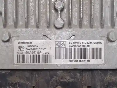 Second-hand car spare part ecu engine control for citroen c8 (ea_, eb_) 2.0 hdi 135 oem iam references 9665100380   9661642180