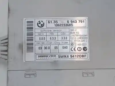 Second-hand car spare part wheel lock column for bmw 1 (e87) 116 i oem iam references 61356943791  