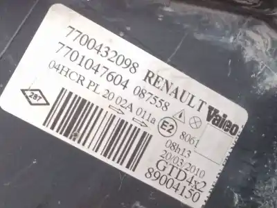 Автозапчасти б/у левая фара за renault scénic i monospace (ja0/1_, fa0_) 1.9 dci (ja05, ja1f) ссылки oem iam 7700432098 7701047604 