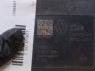 Pezzo di ricambio per auto di seconda mano abs per dacia lodgy (js_) 1.5 dci riferimenti oem iam 476600078r 10022006554 28515242123