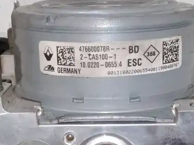 Pezzo di ricambio per auto di seconda mano Abs per DACIA LODGY (JS_) 1.5 dCi Riferimenti OEM IAM 476600078R 10022006554 28515242123