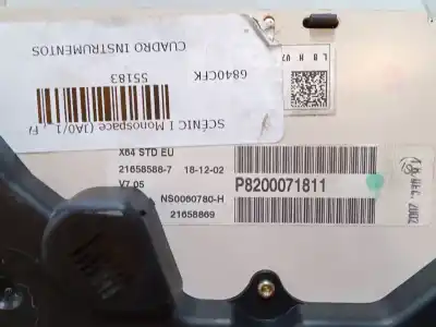 Piesă de schimb auto la mâna a doua ceas bord pentru renault scénic i monospace (ja0/1_, fa0_) 1.4 16v (ja0d, ja1h, ja0w, ja10) referințe oem iam p8200071811  
