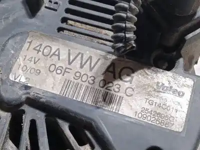 Peça sobressalente para automóvel em segunda mão ALTERNADOR por VOLKSWAGEN CADDY III FURGONETA/MONOVOLUMEN (2KA, 2KH, 2CA, 2CH)  Referências OEM IAM 06F 903 023 C  