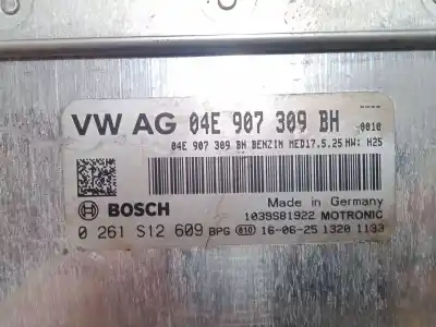 Peça sobressalente para automóvel em segunda mão Centralina De Motor Uce por SEAT LEON (5F1) 1.4 TSI Referências OEM IAM 04E907309BH 1039S81922 0261S12609