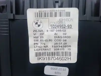 Peça sobressalente para automóvel em segunda mão quadrante por bmw 1 (e81) 116 d referências oem iam 102495293 1k918704602h 
