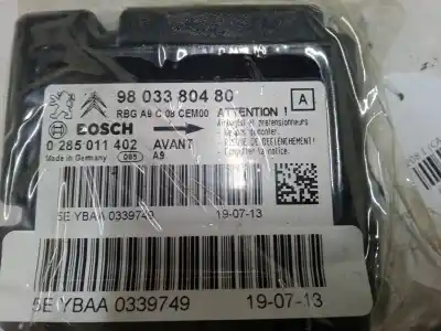 Pezzo di ricambio per auto di seconda mano CENTRALINA AIRBAG per PEUGEOT 208 I (CA_, CC_)  Riferimenti OEM IAM 98 033 804 80  