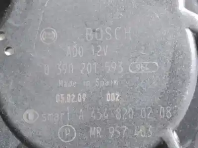 Автозапчастина б/у двигатель заднього склоочисника для SMART FORFOUR (454) 1.5 CDI (454.000) Посилання на OEM IAM A 454 820 02 08  