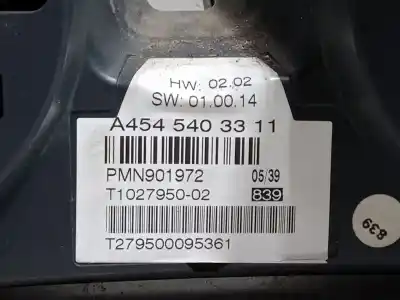 Автозапчастина б/у панель інструментів для SMART FORFOUR (454) 1.5 CDI (454.000) Посилання на OEM IAM A 454 540 33 11  