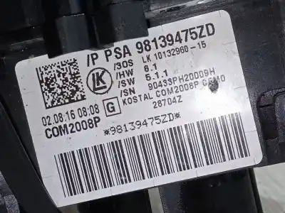 Автозапчастина б/у управління світлом для citroen c4 cactus 1.2 thp 110 посилання на oem iam 98139475zd  