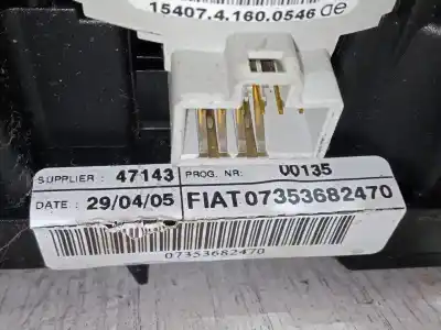 Автозапчастина б/у управління світлом для fiat stilo multi wagon (192_) 1.6 16v посилання на oem iam 07353682470  