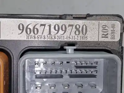 Pezzo di ricambio per auto di seconda mano SCATOLA RELÈ/FUSIBILI per PEUGEOT 207/207+ (WA_, WC_)  Riferimenti OEM IAM 9667199780  