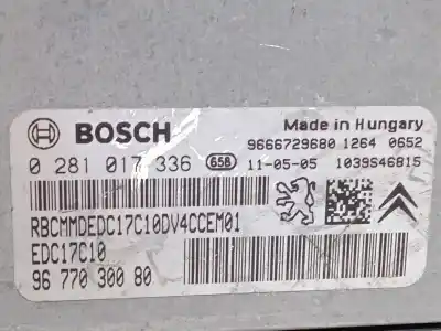 Автозапчасти б/у блок управления двигателем за peugeot 207/207+ (wa_, wc_) 1.4 hdi ссылки oem iam   