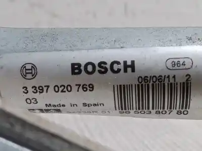 Second-hand car spare part front windshield wiper motor for peugeot 207/207+ (wa_, wc_) 1.4 hdi oem iam references   