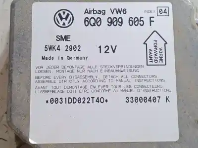 Peça sobressalente para automóvel em segunda mão centralina de airbag por volkswagen golf iv (1j1) 1.8 t referências oem iam 6q0909605f
