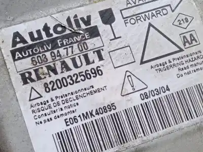 Автозапчасти б/у блок управления подушками безопасности за RENAULT LAGUNA II (BG0/1_) 1.9 DCI (BG08, BG0G) ссылки OEM IAM 8200325696  