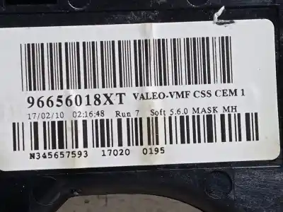 İkinci el araba yedek parçası isik kontrolü için citroen c4 picasso i monospace (ud_) 1.6 hdi oem iam referansları 96656018xt  