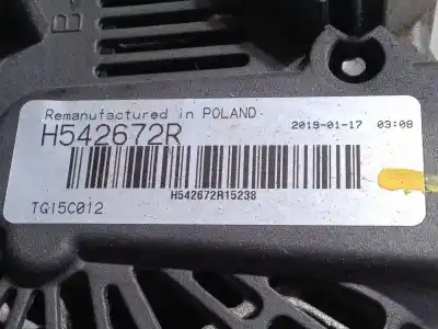 Second-hand car spare part alternator for bmw x3 (e83) 2.0 d oem iam references h542672r  