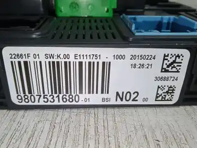 Second-hand car spare part bsi control unit for citroen c4 cactus 1.2 vti 82 oem iam references   
