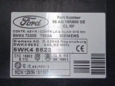 Автозапчастина б/у модуль комфорт для ford focus i (daw, dbw) 2.0 16v посилання на oem iam   