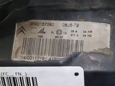 Second-hand car spare part right headlight for citroen c3 i (fc_, fn_) 1.4 i oem iam references 9680157380  