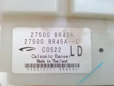 Second-hand car spare part climate control for nissan qashqai / qashqai +2 i (j10, nj10, jj10e) 1.5 dci oem iam references 27500 br45a   Second-hand car spare part climate control for nissan qashqai / qashqai +2 i (j10, nj10, jj10e) 1.5 dci oem iam references 27500 br45a
