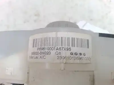 Second-hand car spare part heating / air conditioning control panel for citroen c1 (pm_, pn_) 1.0 oem iam references   
